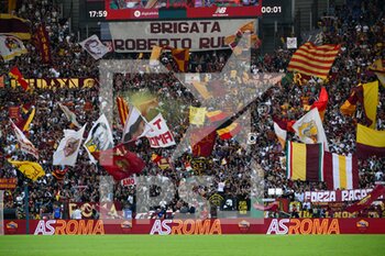 18/09/2022 - AS Roma fans during the Italian Football Championship League A 2022/2023 match between AS Roma vs Atalanta BC at the Olimpic Stadium in Rome  on 18 September 2022. - AS ROMA VS ATALANTA BC - SERIE A - CALCIO