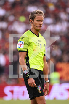 2022-09-18 - Daniele Chiffi referee during the Italian Football Championship League A 2022/2023 match between AS Roma vs Atalanta BC at the Olimpic Stadium in Rome  on 18 September 2022. - AS ROMA VS ATALANTA BC - ITALIAN SERIE A - SOCCER
