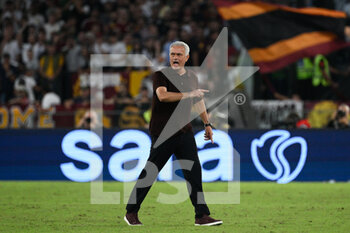2022-09-18 - Jose’ Mourinho coach (AS Roma) during the Italian Football Championship League A 2022/2023 match between AS Roma vs Atalanta BC at the Olimpic Stadium in Rome  on 18 September 2022. - AS ROMA VS ATALANTA BC - ITALIAN SERIE A - SOCCER