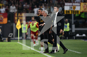 18/09/2022 - Jose’ Mourinho coach (AS Roma) during the Italian Football Championship League A 2022/2023 match between AS Roma vs Atalanta BC at the Olimpic Stadium in Rome  on 18 September 2022. - AS ROMA VS ATALANTA BC - SERIE A - CALCIO