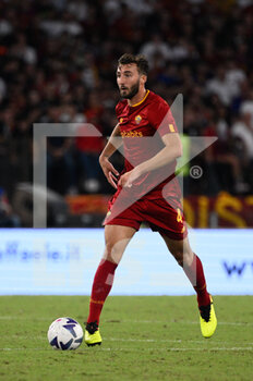 2022-09-18 - Bryan Cristante (AS Roma) during the Italian Football Championship League A 2022/2023 match between AS Roma vs Atalanta BC at the Olimpic Stadium in Rome  on 18 September 2022. - AS ROMA VS ATALANTA BC - ITALIAN SERIE A - SOCCER