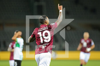 2022-09-17 - Valentino Lazaro (Torino FC) celebrates the goal before the VAR cancels it - TORINO FC VS US SASSUOLO - ITALIAN SERIE A - SOCCER
