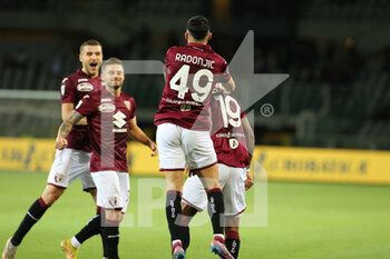 2022-09-17 - Valentino Lazaro (Torino FC) celebrates the goal before the VAR cancels it - TORINO FC VS US SASSUOLO - ITALIAN SERIE A - SOCCER