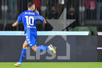 2022-10-01 - Nedim Bajrami (Empoli FC) celebrates after scoring a goal - EMPOLI FC VS AC MILAN - ITALIAN SERIE A - SOCCER