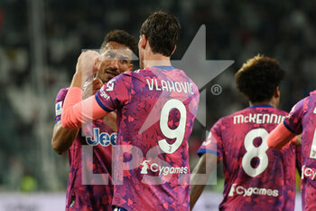 2022-10-02 - Dušan Vlahović (Juventus FC) celebrates the goal - JUVENTUS FC VS BOLOGNA FC - ITALIAN SERIE A - SOCCER