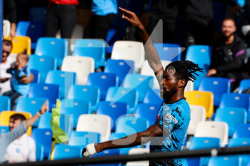 2022-10-01 - Andre Frank Anguissa of Napoli  celebrates after scores after 1st goal - SSC NAPOLI VS TORINO FC - ITALIAN SERIE A - SOCCER