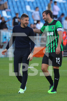 2022-10-02 - Alessio Dionisi (US Sassuolo) and Gian Marco Ferrari (US Sassuolo) - US SASSUOLO VS US SALERNITANA - ITALIAN SERIE A - SOCCER