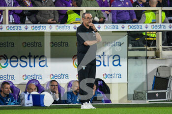 2022-10-10 - Lazio's  head coach Maurizio Sarri - ACF FIORENTINA VS SS LAZIO - ITALIAN SERIE A - SOCCER
