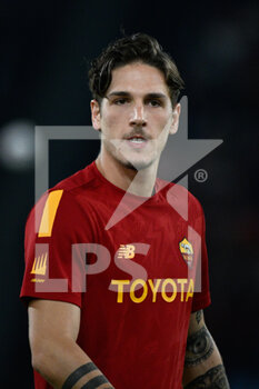 2022-10-09 - Nicolo' Zaniolo (AS Roma) during the Italian Football Championship League A 2022/2023 match between AS Roma vs US Lecce at the Olimpic Stadium in Rome  on 09 October 2022. - AS ROMA VS US LECCE - ITALIAN SERIE A - SOCCER