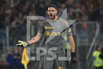 2022-10-09 - Wladimiro Falcone (US Lecce) during the Italian Football Championship League A 2022/2023 match between AS Roma vs US Lecce at the Olimpic Stadium in Rome  on 09 October 2022. - AS ROMA VS US LECCE - ITALIAN SERIE A - SOCCER