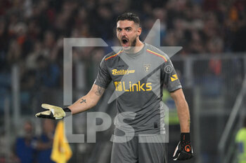 2022-10-09 - Wladimiro Falcone (US Lecce) during the Italian Football Championship League A 2022/2023 match between AS Roma vs US Lecce at the Olimpic Stadium in Rome on 09 October 2022. - AS ROMA VS US LECCE - ITALIAN SERIE A - SOCCER