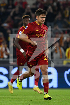 2022-10-09 - Paulo Dybala (AS Roma)  during the Italian Football Championship League A 2022/2023 match between AS Roma vs US Lecce at the Olimpic Stadium in Rome  on 09 October 2022. - AS ROMA VS US LECCE - ITALIAN SERIE A - SOCCER