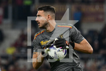 2022-10-09 - Wladimiro Falcone (US Lecce) during the Italian Football Championship League A 2022/2023 match between AS Roma vs US Lecce at the Olimpic Stadium in Rome on 09 October 2022. - AS ROMA VS US LECCE - ITALIAN SERIE A - SOCCER