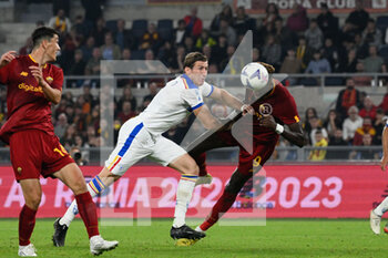 2022-10-09 - Tammy Abraham (AS Roma) during the Italian Football Championship League A 2022/2023 match between AS Roma vs US Lecce at the Olimpic Stadium in Rome  on 09 October 2022. - AS ROMA VS US LECCE - ITALIAN SERIE A - SOCCER