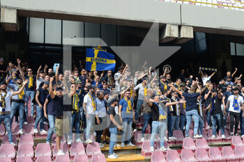 2022-10-09 - fans of Hellas Verona  during the Serie A match between US Salernitana 1919 and Hellas Verona FC  at Stadio Arechi   - US SALERNITANA VS HELLAS VERONA - ITALIAN SERIE A - SOCCER