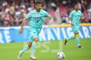 2022-10-09 - Miguel Veloso of Hellas Verona FC in action  during the Serie A match between US Salernitana 1919 and Hellas Verona FC  at Stadio Arechi   - US SALERNITANA VS HELLAS VERONA - ITALIAN SERIE A - SOCCER