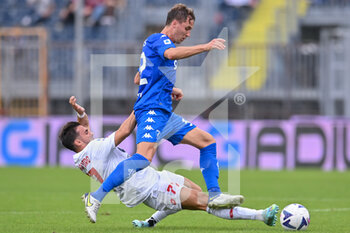 2022-10-15 - Nicolas Haas (Empoli FC) and Marco D'Alessandro (AC Monza) - EMPOLI FC VS AC MONZA - ITALIAN SERIE A - SOCCER