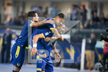 2022-10-16 - Verona's Koray Gunter celebrates after scoring a goal - HELLAS VERONA FC VS AC MILAN - ITALIAN SERIE A - SOCCER