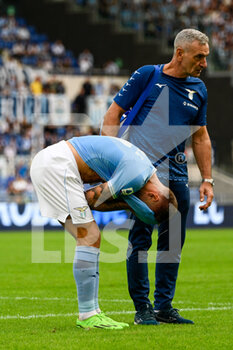 2022-10-16 - injury of Ciro Immobile (SS Lazio) during the Italian Football Championship League A 2022/2023 match between SS Lazio vs Udinese Calcio at the Olimpic Stadium in Rome on 16 October 2022. - SS LAZIO VS UDINESE CALCIO - ITALIAN SERIE A - SOCCER