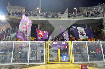 2022-10-17 - ACF Fiorentina supporters - US LECCE VS ACF FIORENTINA - ITALIAN SERIE A - SOCCER