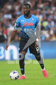 2022-10-16 - Tanguy Ndombele' of SSC Napoli  in action during the Serie A match between SSC Napoli and Bologna FC  at Diego Armando Maradona Stadium - SSC NAPOLI VS BOLOGNA FC - ITALIAN SERIE A - SOCCER