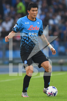 2022-10-16 - Min-Jae Kim of SSC Napoli  in action during the Serie A match between SSC Napoli and Bologna FC  at Diego Armando Maradona Stadium - SSC NAPOLI VS BOLOGNA FC - ITALIAN SERIE A - SOCCER