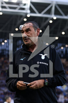 2022-10-23 - Head Coach Maurizio Sarri of SS Lazio looks on  - ATALANTA BC VS SS LAZIO - ITALIAN SERIE A - SOCCER