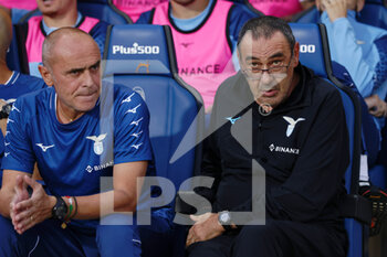 2022-10-23 - Head Coach Maurizio Sarri of SS Lazio looks on  - ATALANTA BC VS SS LAZIO - ITALIAN SERIE A - SOCCER