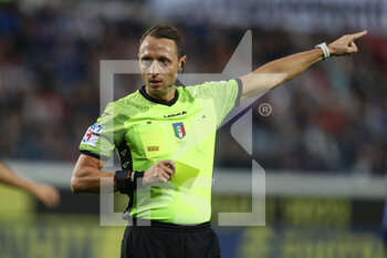 2022-10-23 - The referee Rosario Abisso gestures  - ATALANTA BC VS SS LAZIO - ITALIAN SERIE A - SOCCER