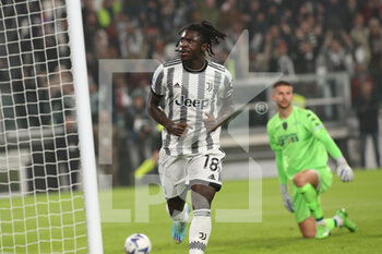 2022-10-21 - Moise Kean (Juventus FC) celebrates the goal - JUVENTUS FC VS EMPOLI FC - ITALIAN SERIE A - SOCCER