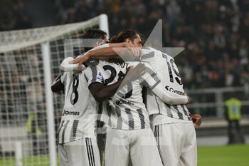 2022-10-21 - Juventus FC celebrates the goal - JUVENTUS FC VS EMPOLI FC - ITALIAN SERIE A - SOCCER