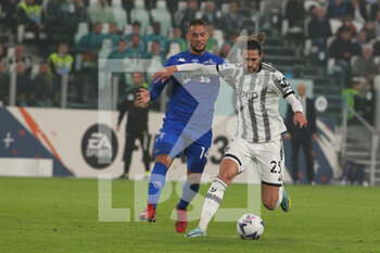 2022-10-21 - Marko Pjaca (FC Empoli) vs Adrien Rabiot (Juventus FC) - JUVENTUS FC VS EMPOLI FC - ITALIAN SERIE A - SOCCER