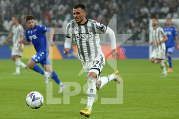 2022-10-21 - Filip Kostic (Juventus FC) running towards the ball - JUVENTUS FC VS EMPOLI FC - ITALIAN SERIE A - SOCCER