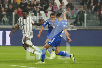 2022-10-21 - Moise Kean (Juventus FC) in action - JUVENTUS FC VS EMPOLI FC - ITALIAN SERIE A - SOCCER