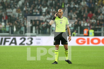2022-10-21 - Michael Fabbri, referee of the match - JUVENTUS FC VS EMPOLI FC - ITALIAN SERIE A - SOCCER