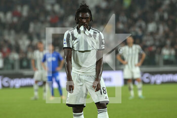 2022-10-21 - Moise Kean (Juventus FC) disappointed after the goal canceled by VAR - JUVENTUS FC VS EMPOLI FC - ITALIAN SERIE A - SOCCER