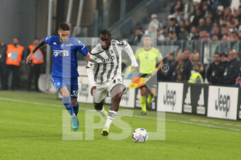 2022-10-21 - Samuel Iling Junior ((Juventus FC) vs Petar Stojanovic (Empoli FC) - JUVENTUS FC VS EMPOLI FC - ITALIAN SERIE A - SOCCER