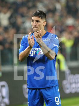 2022-10-21 - Martin Satriano (Empoli FC) clapping his hands - JUVENTUS FC VS EMPOLI FC - ITALIAN SERIE A - SOCCER