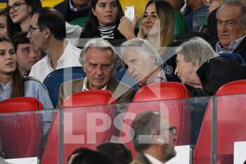 2022-10-23 - Luca Cordero di Montezemolo and Giovanni Malago’ during the Italian Football Championship League A 2022/2023 match between AS Roma vs SSC Napoli at the Olimpic Stadium in Rome  on 23 October 2022. - AS ROMA VS SSC NAPOLI - ITALIAN SERIE A - SOCCER