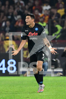 2022-10-23 - Min-Jae Kim (SSC Napoli) during the Italian Football Championship League A 2022/2023 match between AS Roma vs SSC Napoli at the Olimpic Stadium in Rome  on 23 October 2022. - AS ROMA VS SSC NAPOLI - ITALIAN SERIE A - SOCCER