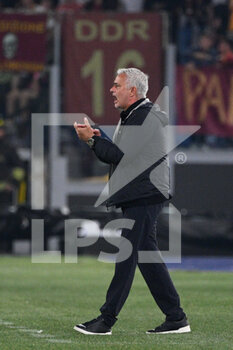 2022-10-23 - Jose’ Mourinho coach (AS Roma) during the Italian Football Championship League A 2022/2023 match between AS Roma vs SSC Napoli at the Olimpic Stadium in Rome  on 23 October 2022. - AS ROMA VS SSC NAPOLI - ITALIAN SERIE A - SOCCER