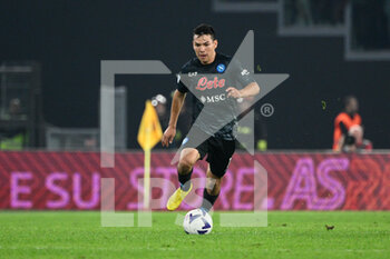 2022-10-23 - Hirving Lozano (SSC Napoli) during the Italian Football Championship League A 2022/2023 match between AS Roma vs SSC Napoli at the Olimpic Stadium in Rome  on 23 October 2022. - AS ROMA VS SSC NAPOLI - ITALIAN SERIE A - SOCCER