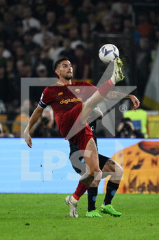 2022-10-23 - Lorenzo Pellegrini (AS Roma) during the Italian Football Championship League A 2022/2023 match between AS Roma vs SSC Napoli at the Olimpic Stadium in Rome  on 23 October 2022. - AS ROMA VS SSC NAPOLI - ITALIAN SERIE A - SOCCER