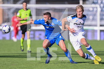 2022-10-30 - Sebastian Walukiewicz (Empoli FC) and Rasmus Hojlund (Atalanta BC) - EMPOLI FC VS ATALANTA BC - ITALIAN SERIE A - SOCCER