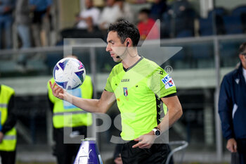 2022-10-31 - The referee of the match Juan Luca Sacchi - HELLAS VERONA FC VS AS ROMA - ITALIAN SERIE A - SOCCER