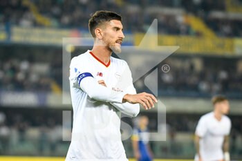 2022-10-31 - Roma's Lorenzo Pellegrini portrait - HELLAS VERONA FC VS AS ROMA - ITALIAN SERIE A - SOCCER