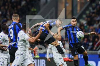 2022-10-29 - Milan Skriniar of FC Internazionale in action during Serie A 2022/23 football match between FC Internazionale and UC Sampdoria at Giuseppe Meazza Stadium, Milan, Italy on October 29, 2022 - INTER - FC INTERNAZIONALE VS UC SAMPDORIA - ITALIAN SERIE A - SOCCER