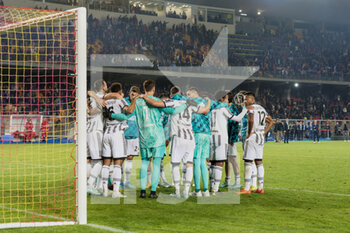 2022-10-29 - Juventus celebrates for the victory - US LECCE VS JUVENTUS FC - ITALIAN SERIE A - SOCCER