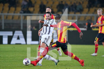 2022-10-29 - Assan Ceesay (US Lecce) and Adrien Rabiot (Juventus) - US LECCE VS JUVENTUS FC - ITALIAN SERIE A - SOCCER