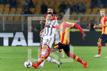 2022-10-29 - Adrien Rabiot (Juventus) and Assan Ceesay (US Lecce) - US LECCE VS JUVENTUS FC - ITALIAN SERIE A - SOCCER